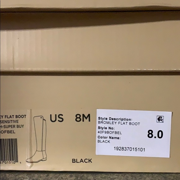 NWT Michael Kors Tall Leather Boots - Picture 6 of 14